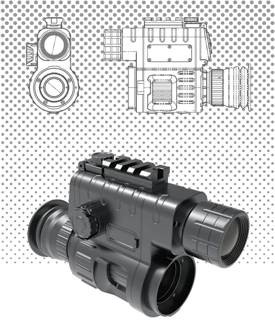 TNVHH-25高清數碼+熱像雙光融合觀(guān)瞄夜視儀