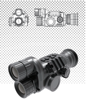 THFM-25高清數碼+熱像雙光融合觀(guān)瞄夜視儀